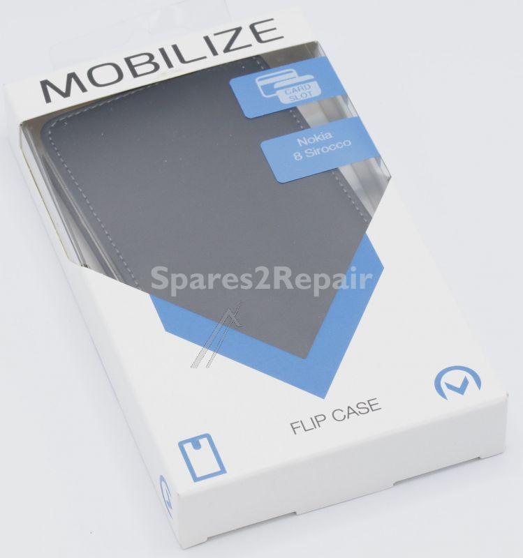 Mobilize Leather Bag Gsm - 24205 Mobilize Classic Gelly Flip Case Nokia 8 Sirocco Black