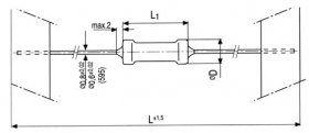 2w-resistor Metal Film - 1,0m 2,0w Resistor -