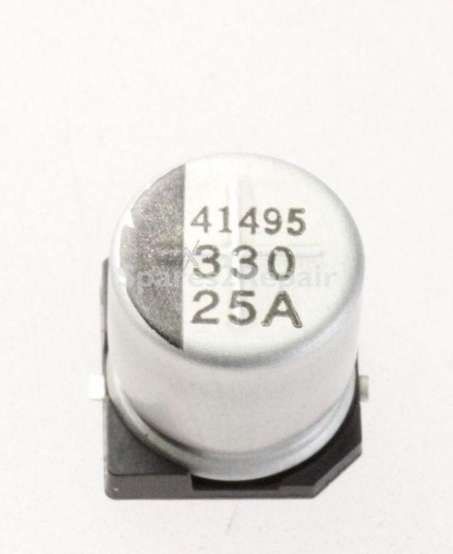 Samsung 25v Smd electrolytic 105 Degre - 2402-001330 C-al smd:330µf 20% 25v tp 10x10mm