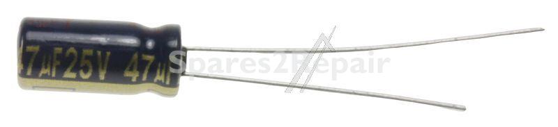 Panasonic 25v Radial Electrolytic 105 De - 47uf-25v Eeufc1e470 El-cap Radial Pan 105° 5x11mm -rohs-