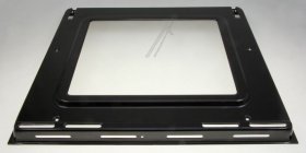 Oven outer Door - 22056886 Outer Glass Assembly (b-in Flat Black) [Vestel]