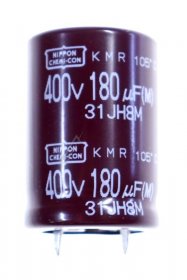 Nippon Chemi Con 400v Radial Electrolytic 105 D - 180uf-400v Ekmr401vsn181mp30s Elko Radial 105° Snap-in 22x30mm Nippon Chemi Con 400v Radial Electrolytic 105 D - 180uf-400v Ekmr401vsn181mp30s Elko Radial 105° Snap-in 22x30mm