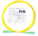 Logilink Optical Plug/optical Plug - Fibre Simplex Patch Cord, Os2 Sm G.657.a2, Sc-apc To Sc-apc, 5 M
