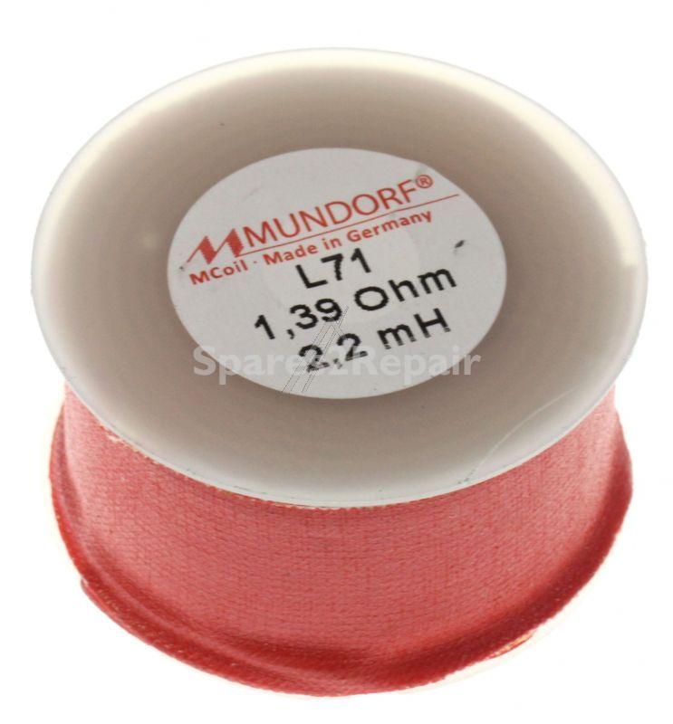 Mundorf Coil - 2,2mh-1,39r Mcoil Air-coil, Ofc-copper, 0,71mm Wire, 40x20mm