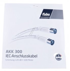 Fuba Aerial Connecting Cable - Akk 300 Akk 300 Iec Connection Cable 3.00m