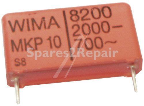 Wima Mkp10 Pulse Capacitor - 8200pf 2000v Mkp10 Impulskond. Rm=22,5mm -