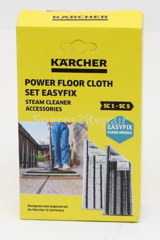 Karcher Workshop Service Aids - 2 863-342 0 Set (2pcs) Scrubbing Microfiber Cloths Easyfix