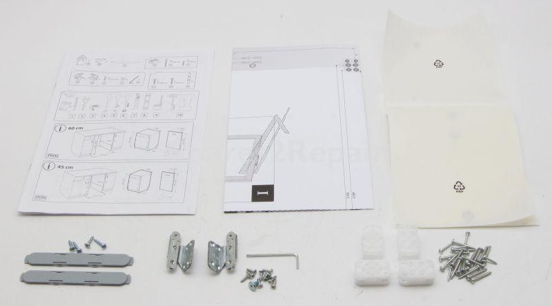 Mounting Parts - C00860552 488000860552 Installation Kit Sliding Hinge [Whirlpool Indesit]