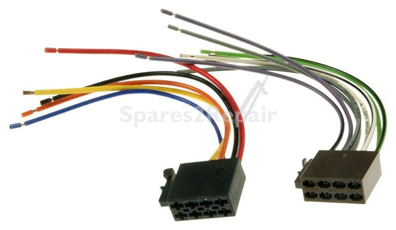 Car Adapter - 410990 Car-radio Adapter Lead Set Iso With Open Ends