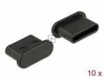 Delock Covering Cap - 64014 Dust Cover For Usb Type-c Socket Without Handle 10 Pieces Black