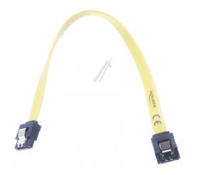 Delock Pc S-ata Cable - Cable Sata 20cm Straight-straight Metal Yellow