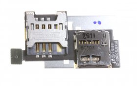 Samsung Sim Card Reader Internal - Gh59-11471a Assembly Etc-sim+sd Socket Fpcb