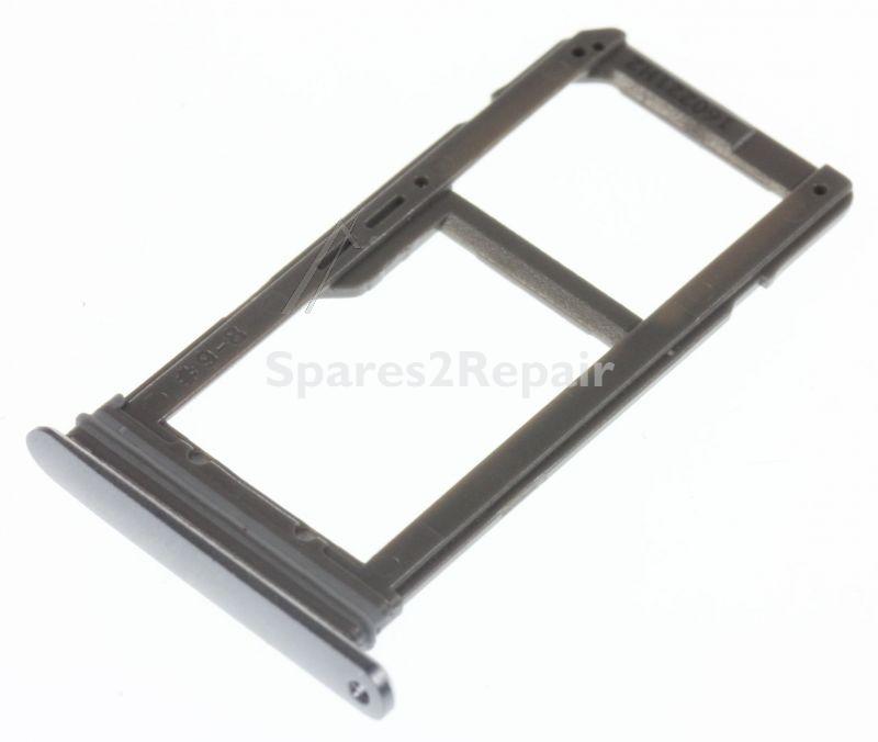 Samsung Assy Deco - SIM Tray(Single) - Black - Galaxy S7 Edge - GH98-38787A