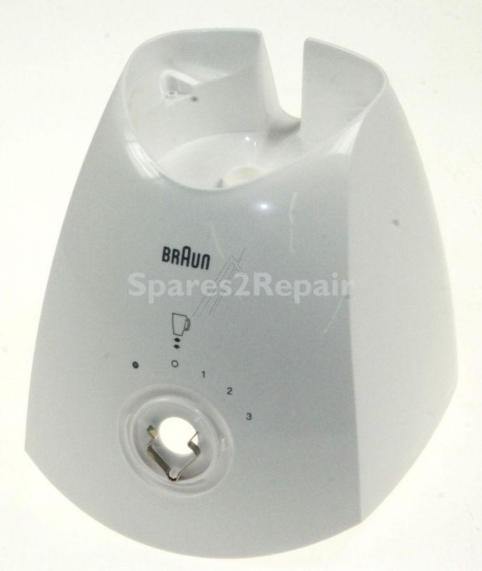 Braun Housing Top - 7051209 67051209 Upper Housing Pure White