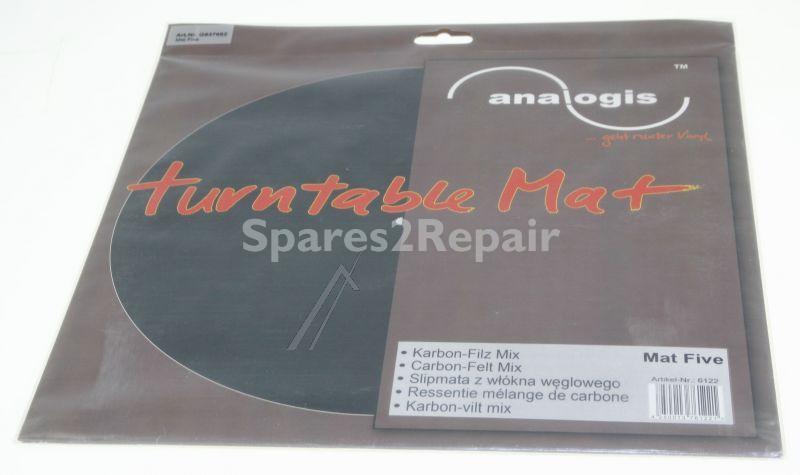 Analogis Turntable Mat - Mat Five Turntable Mat Made Of Felt-carbon Fibre Mix