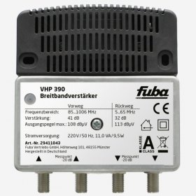 Fuba Indoor Amplifier - Vhp 390 Signal Amplifier, 85 - 1006 Mhz