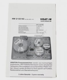 Visaton Frequency-separating Filter - 5412 Frequenzweiche, 8-ohm