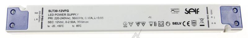 Self Led-driver - 12v-30w Led-driver, Cv, 2,5a, Super Flat
