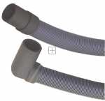 T.s.g. Outlet Pipe - 1 5m Universal Drain Hose Right Angle Fit 19mm And 21mm