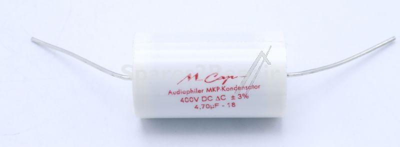 Mundorf Foil Capacitor - 4,7uf-400v Audio Filmcap. Axial 85° 20x34mm