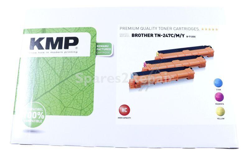 Kmp Toner Cartridge - 1268 3030 B-t125x Cartridge Multipack C-m-y Each 2 3k