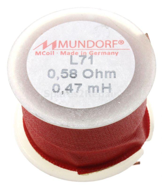 Mundorf Coil - 0,47mh-0,58r Mcoil Air-coil, Ofc-copper, 0,71mm Wire, 30x20mm