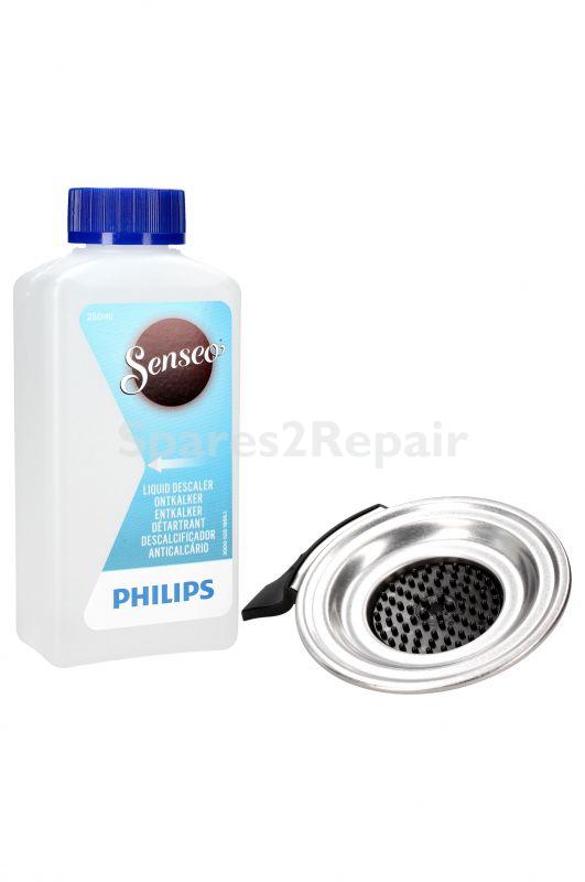 Philips Saeco Pad Holder - 882652201010 Ca6522-01 1cup Padholder + 1 Liquid Descaler