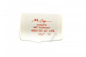 Mundorf Foil Capacitor - 22uf-400v Audio Filmcap. Axial 85° 34x46mm