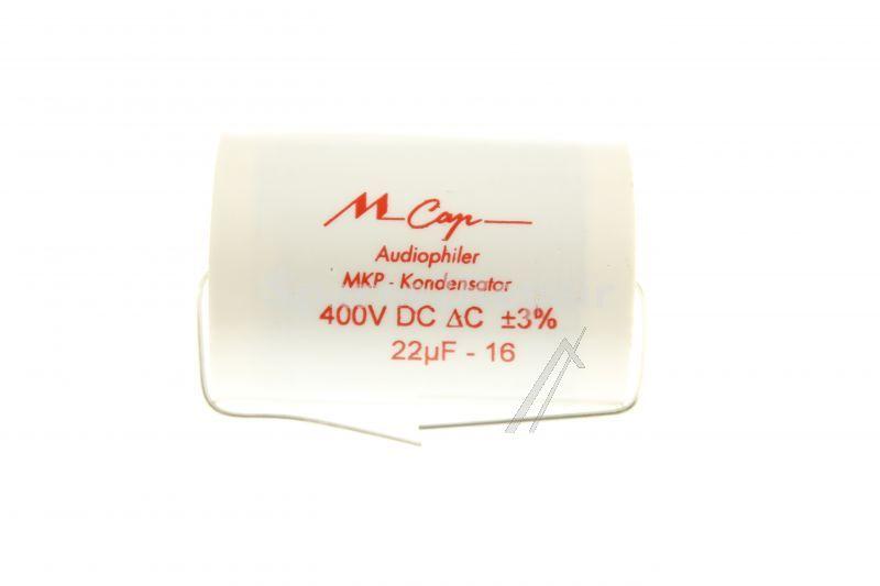 Mundorf Foil Capacitor - 22uf-400v Audio Filmcap. Axial 85° 34x46mm