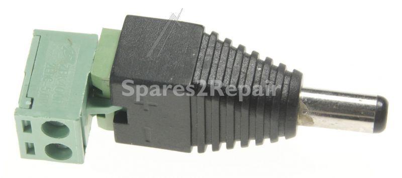 Delock Cable/plugs/adapter - Adapter Dc 2.1 X 5.5 Mm Male > Terminal Block 2 Pin 2-part