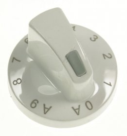 Control Knobs - 9042734 Knob E454 00-09 4939 00 Silver [Amica]