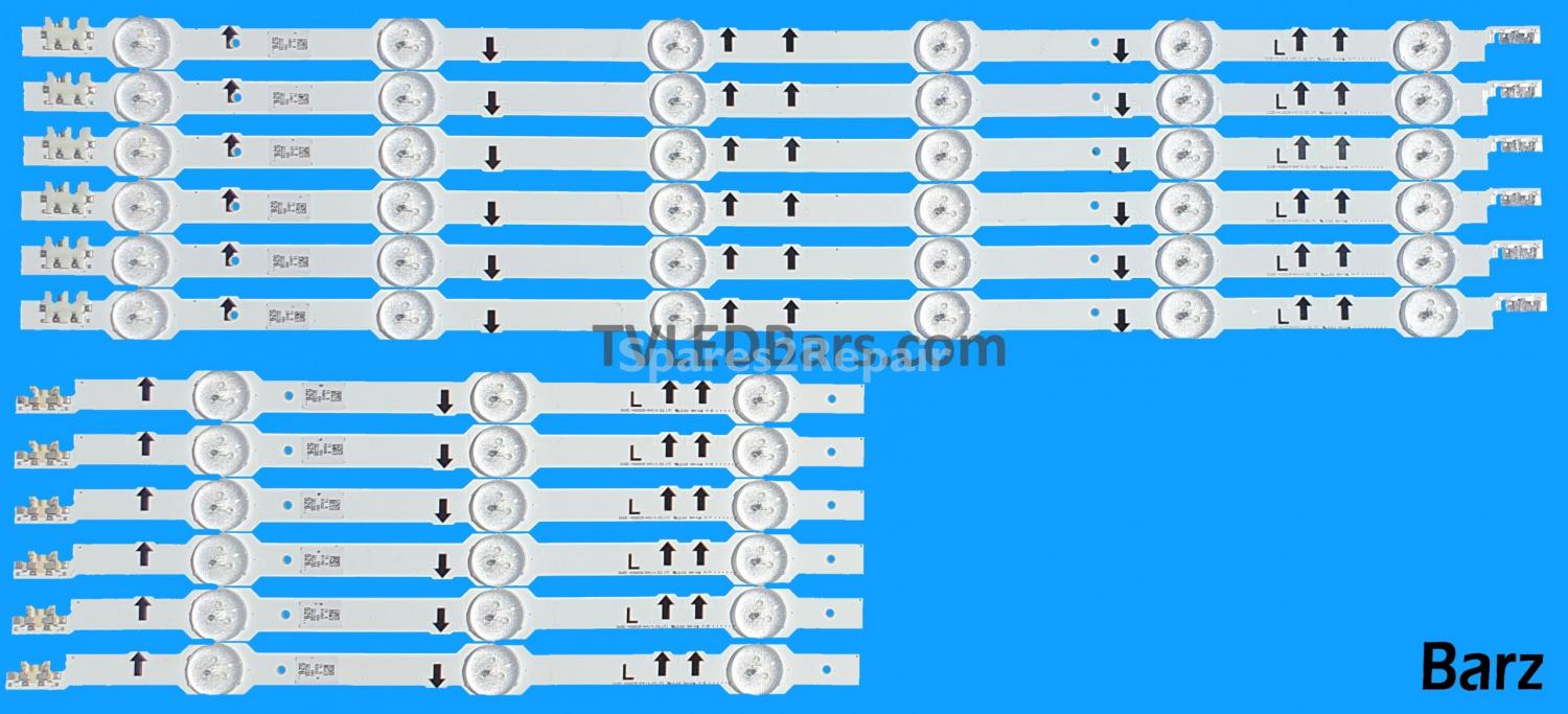 Barz LED Backlight Array Samsung BN96-32174A + BN96-32175A 40" CY-GH040HGLV9H DUGE-400DCA-R4 + DUGE-400DCB-R4 12pcs