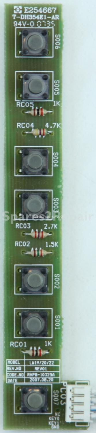 DMTECH LW22HF - Buttons - RHPB-10325A - REV01