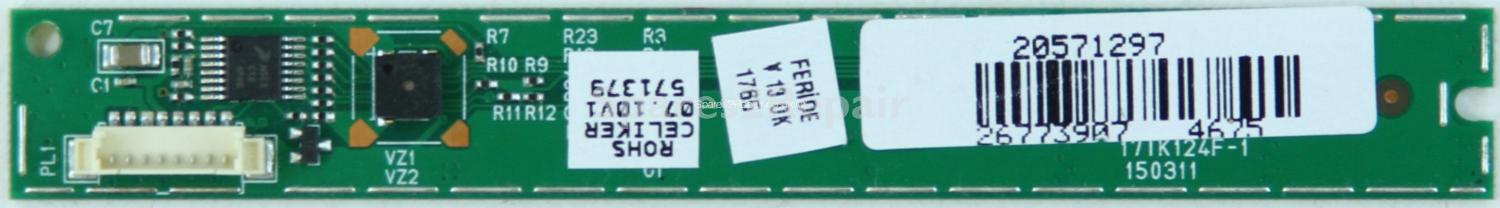 Hitachi L32HK04UA - Touch Buttons - 17TK124F-1 - 150311 - 20571297