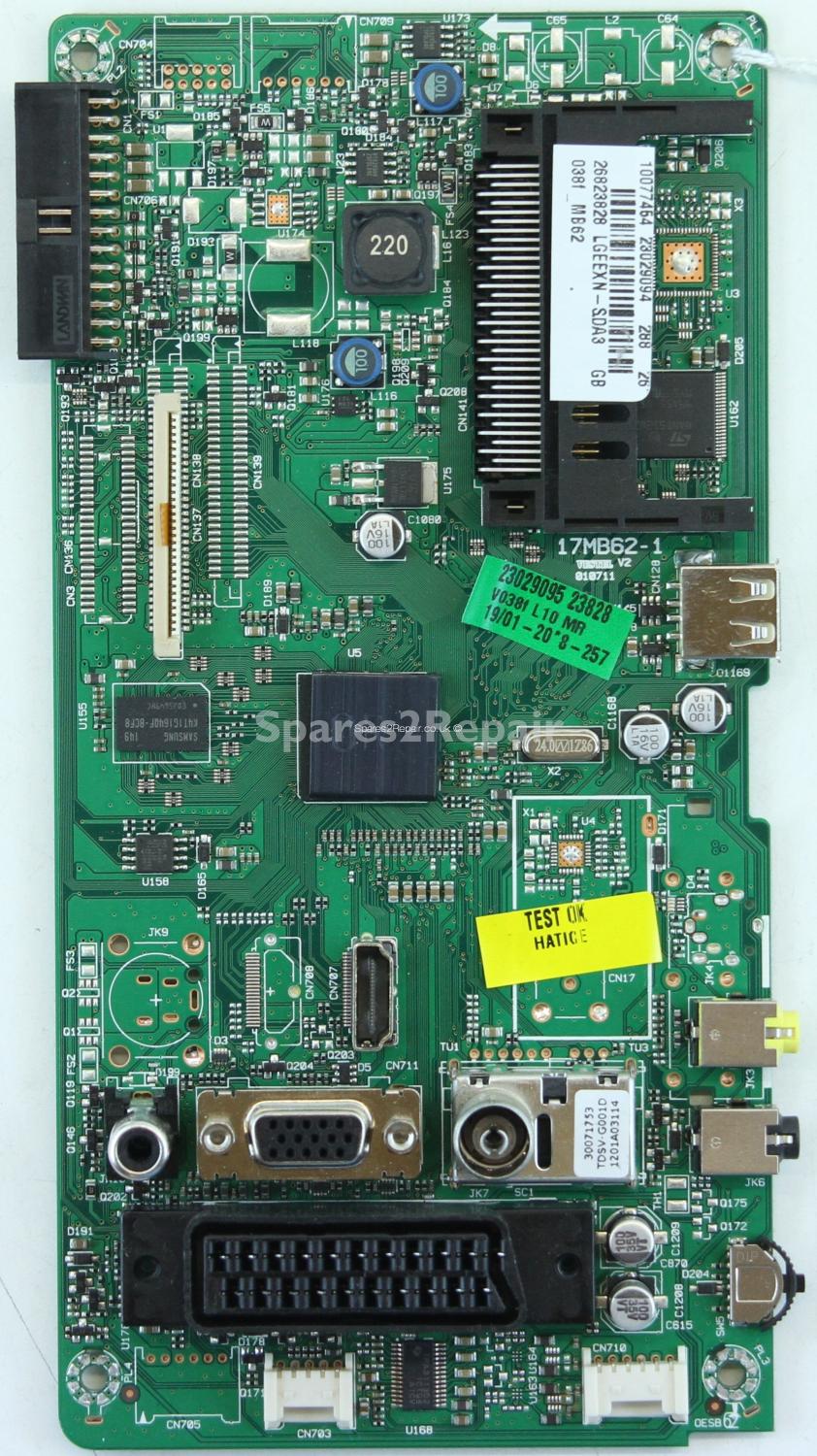 JMB JT0126002B/01 - Main AV - 23029094 - 17MB62-1 V2 - 010711