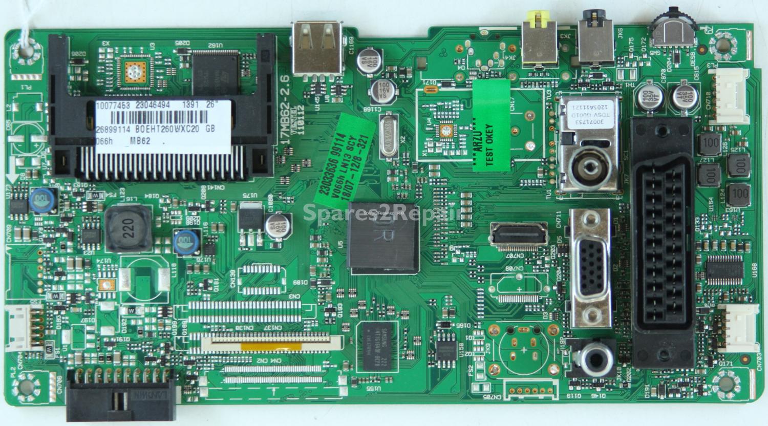 JMB JTC0126002B/01 - Main AV - 23046494 - 17MB62-2.6 - 110112 - 23033636