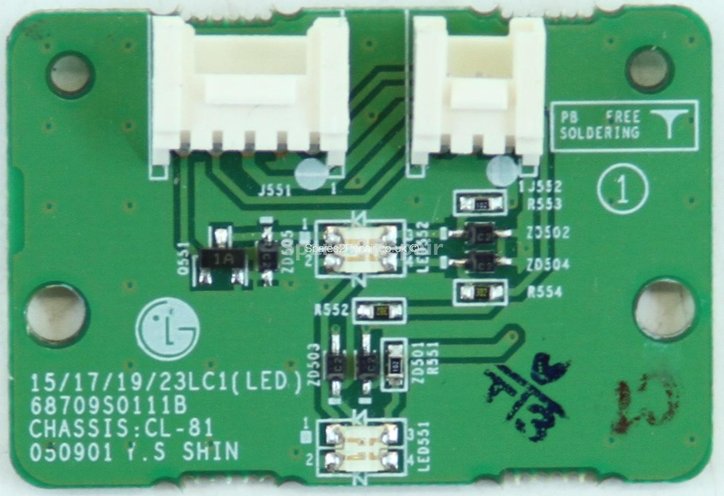 LG 20LC1RB-ZG - LED - 68709S0111B - 050901 - CHASSIS:CL-81 - 15/17/1923LC1(LED)