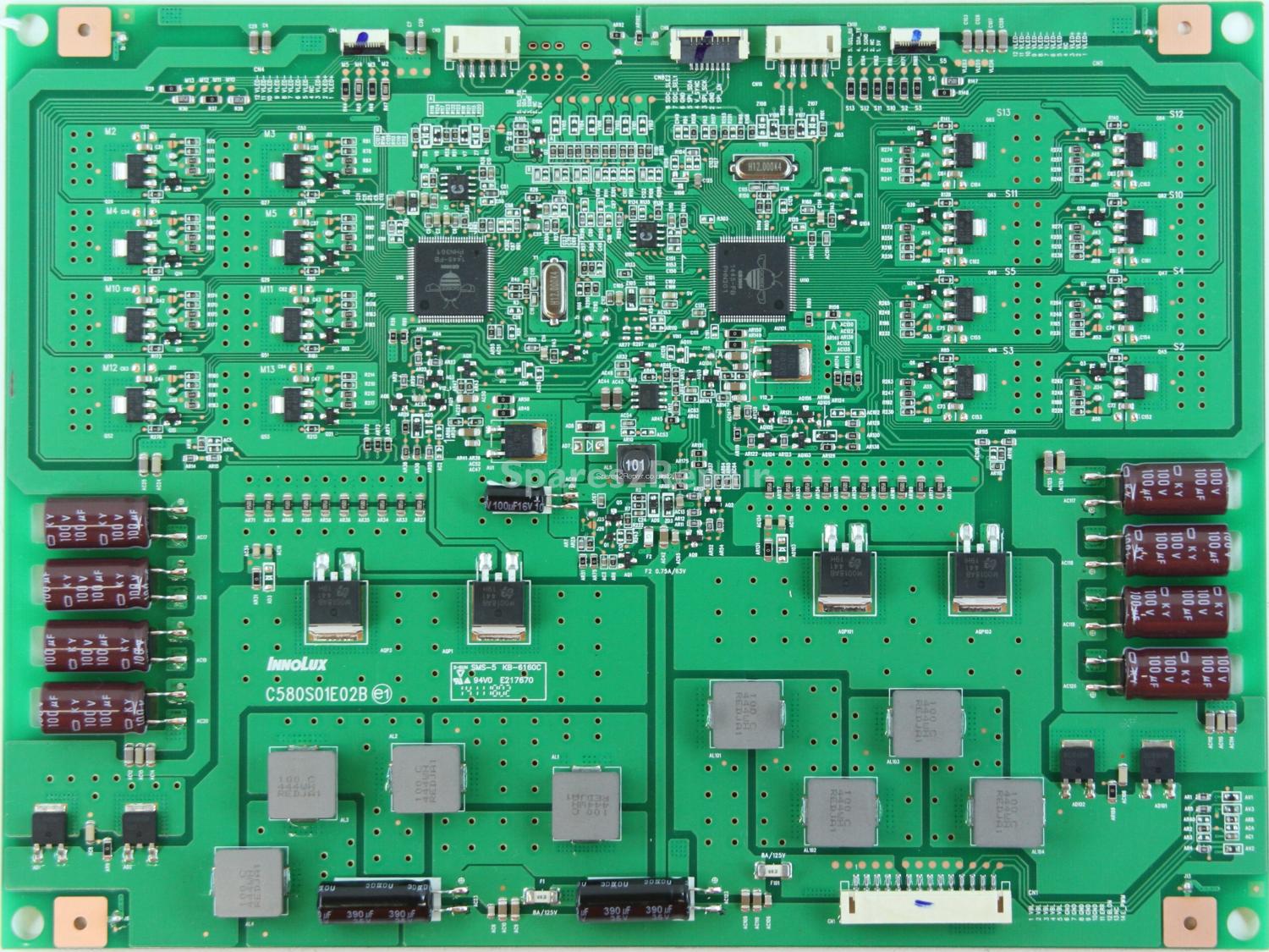 Philips 58PUS6809/12 - LED Driver Board - C580S01E02B e1 - L580S102EA-C002