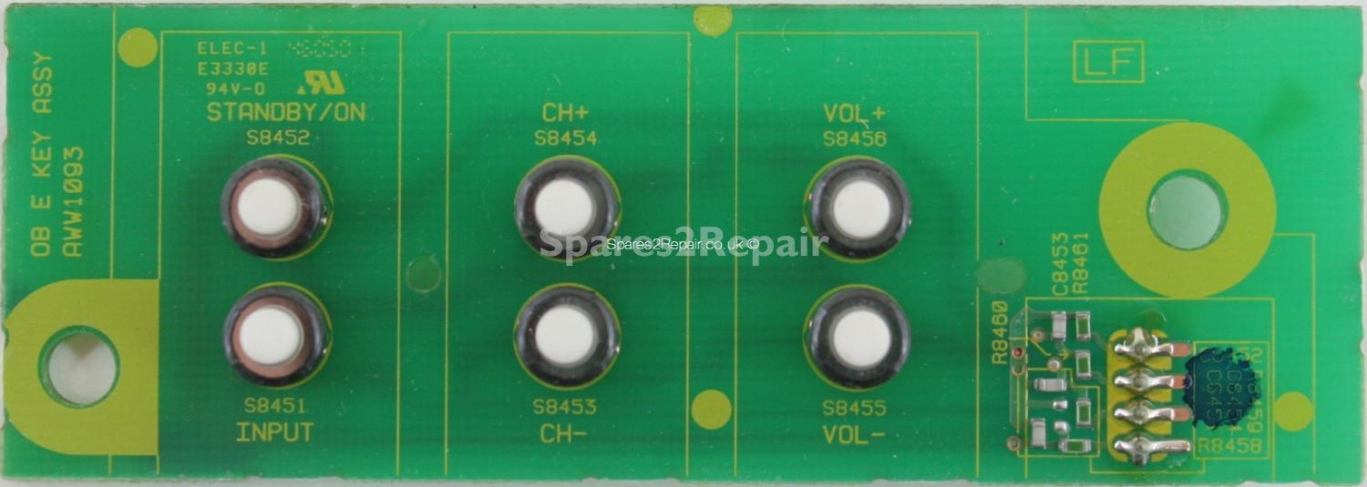 Pioneer PDP-436SXE - Buttons - AWW1093 - AWV1093 - OB E KEY ASSY