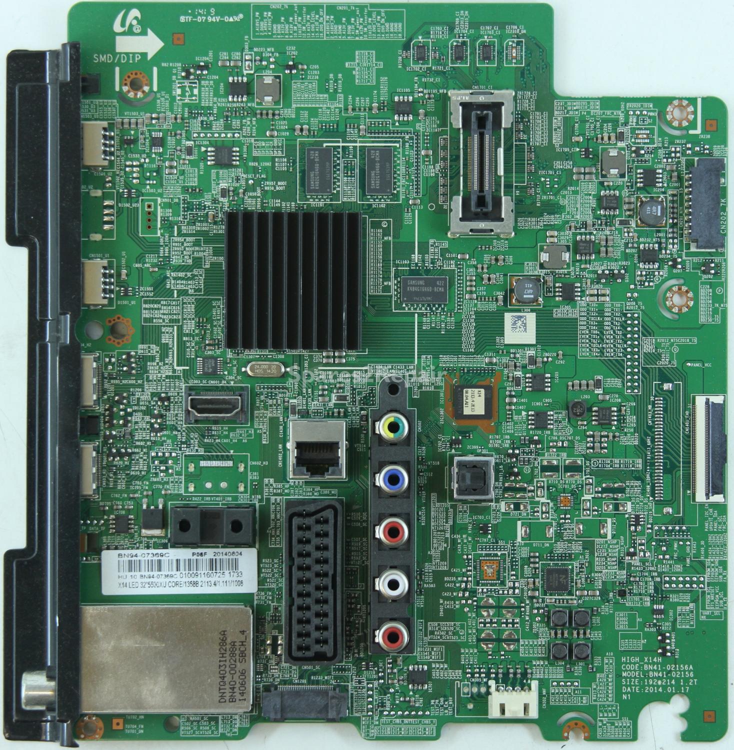 Samsung UE32H5500AK - Main AV - BN41-02156A - BN94-07369C - HIGH_X14H
