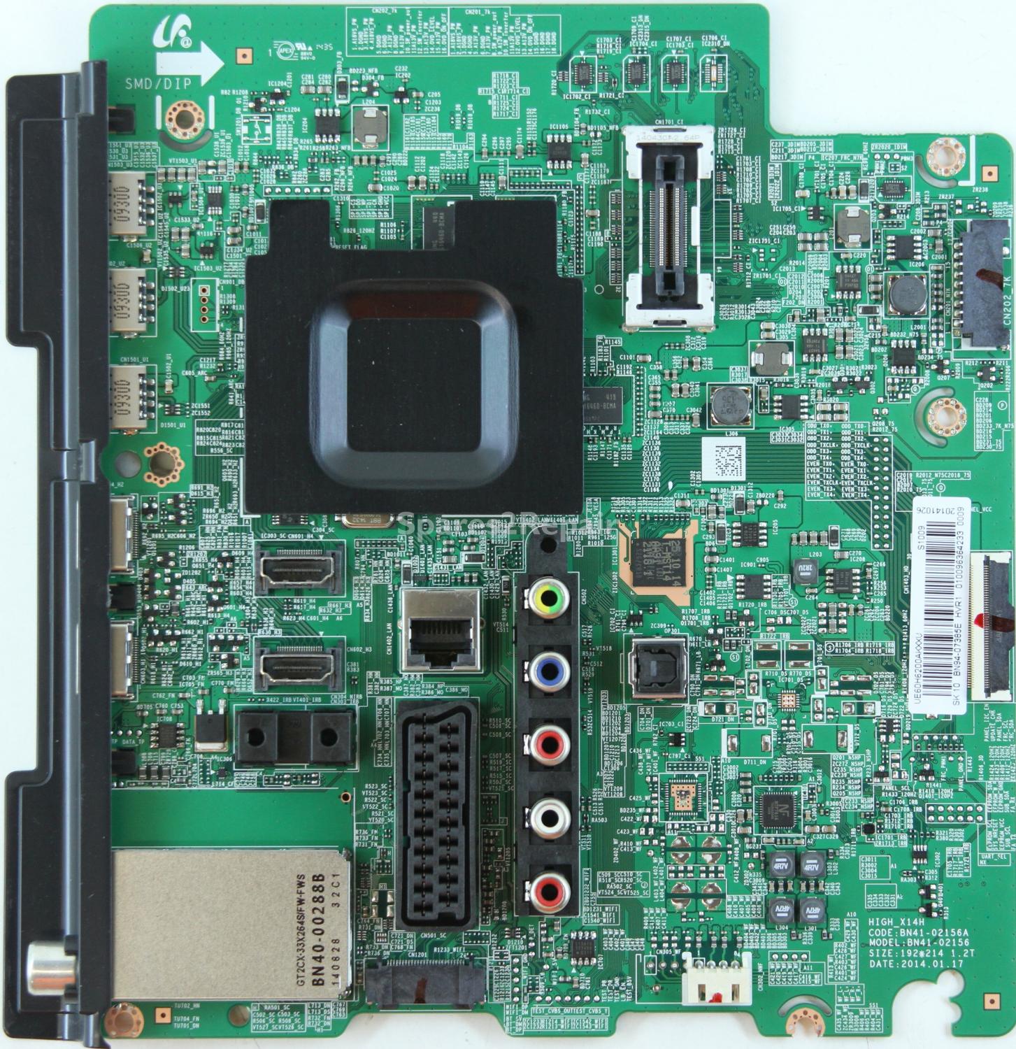 Samsung UE60H6240AK - Main AV - BN94-07385E - BN41-02156A - HIGH_X14H