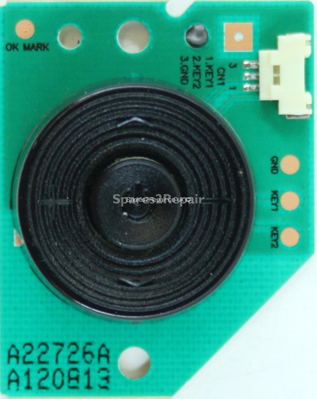 Samsung UE55ES8000U - Power Button - BN96-22726D - BN41-01839A - V2.3 - AK120116 - E8000
