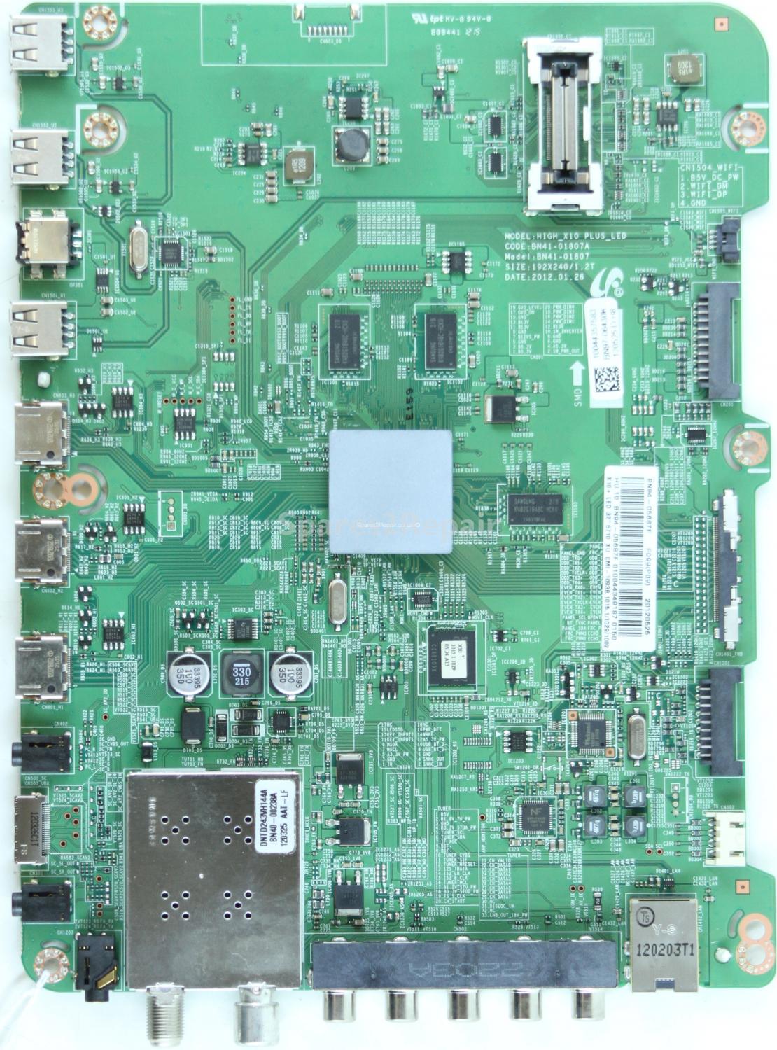 Samsung UE32ES6710 - Main AV - BN97-06430K - BN94-05687F - BN41-01807A - HIGH_X10 PLUS_LED