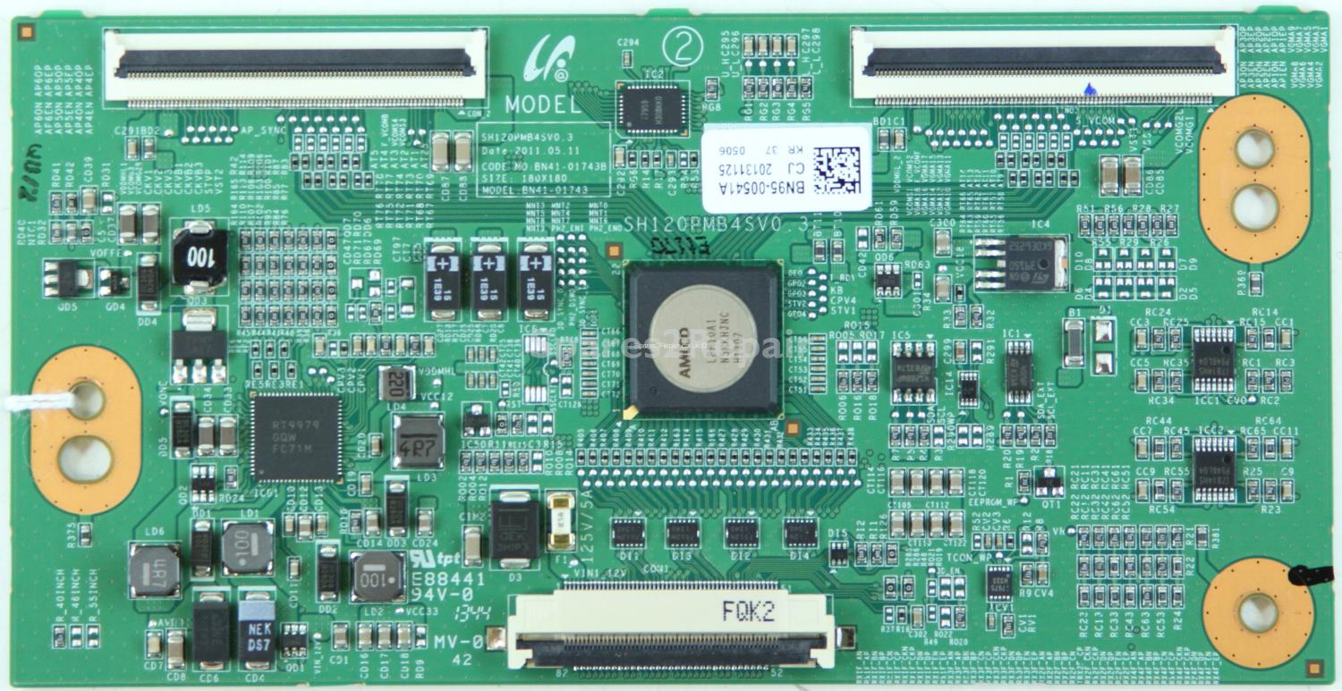 Samsung UE40D6100 - T-Con - BN95-00541A - BN41-01743B - SH120PMB4SV0.3