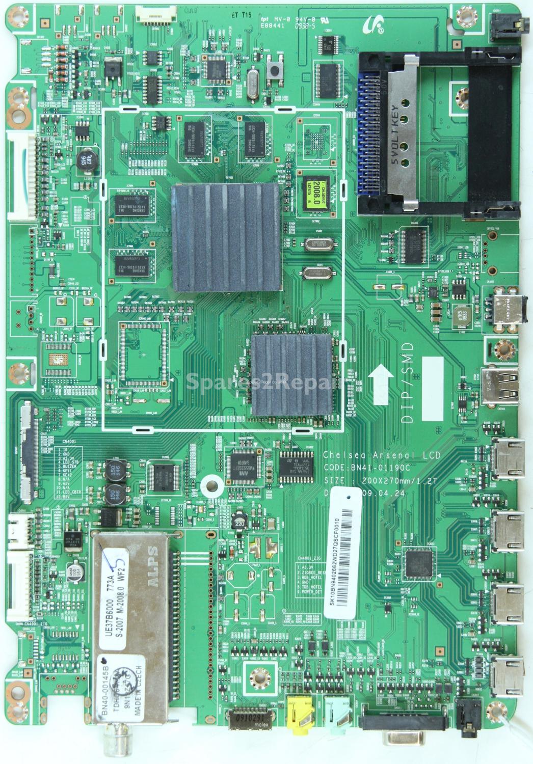 Samsung UE37B6000VW - Main AV - BN94-02662W - BN41-01190C