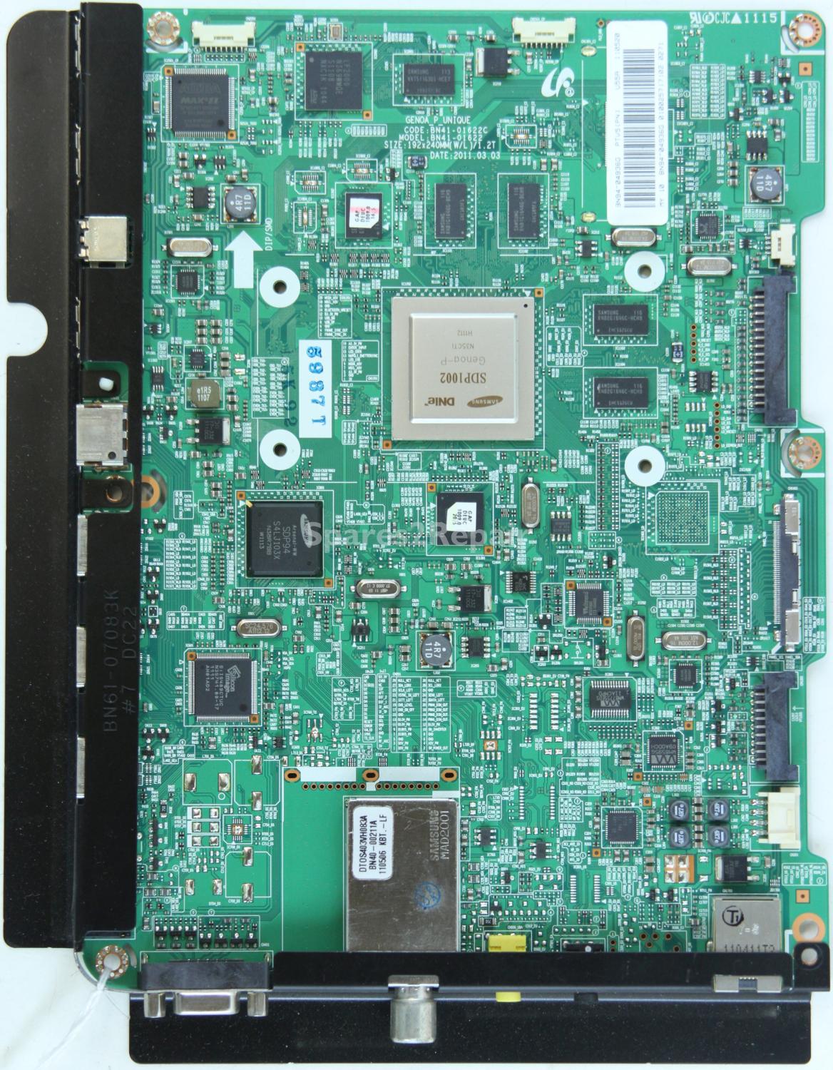 Samsung UE55D7000 - Main AV - BN94-04936G - BN41-01622C - GENOA_P_UNIQUE