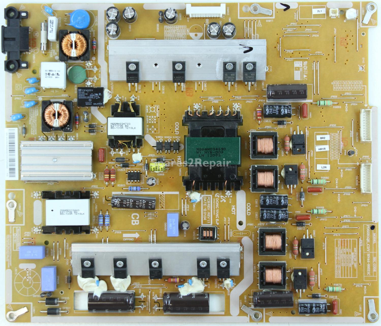 Samsung UE55ES6540 - Power Supply - BN44-00521C - REV 1.1 - PD55B1QE_CDY