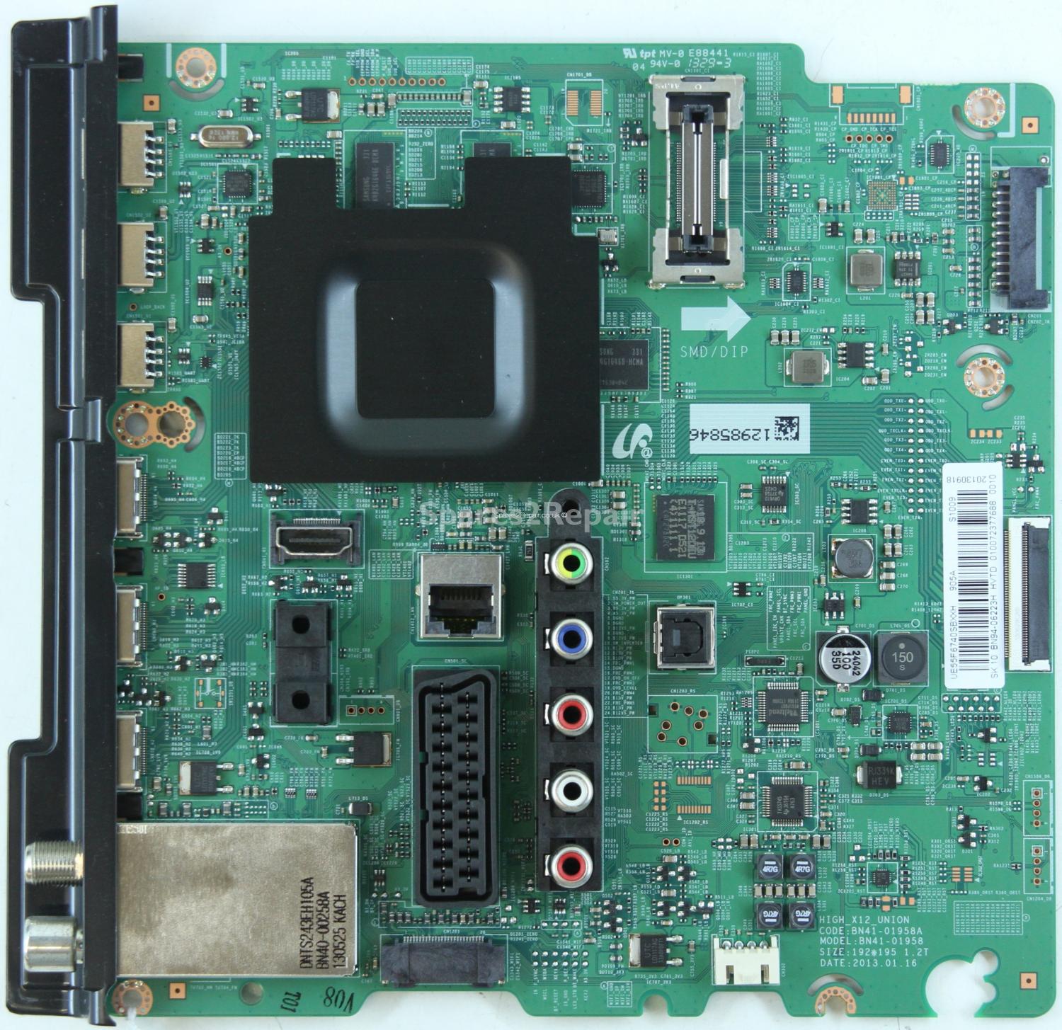 Samsung UE55F6740SB - Main AV - BN94-06223H - BN41-01958A - HIGH_X12_UNION