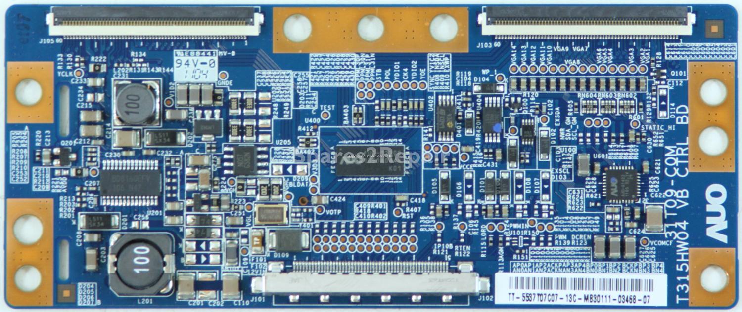 Samsung UE37D5520 - T-Con - 55.37T07.C07 - 31T09-C0M - T315HW04 VB CTRL BD