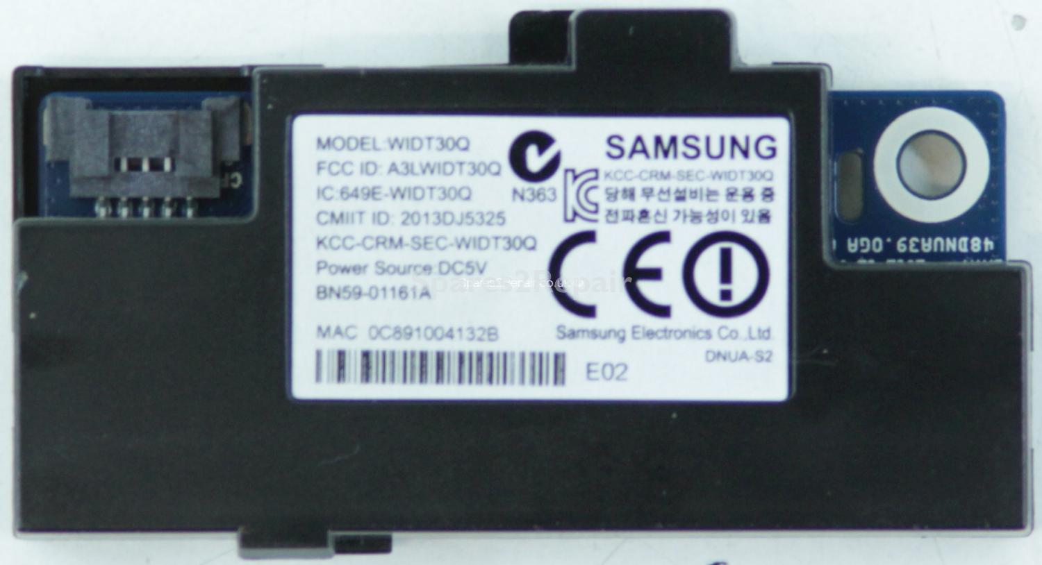 Samsung UE46F6510SB - Wifi Module - BN59-01161A - WIDT30Q - A3LWIDT30Q - 649E-WIDT30Q - 2013DJ5325